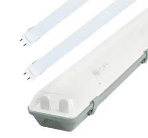LED Solution Žiarivkové teleso 120cm IP65 + 2x LED trubice 16.5W Economy+ Farba svetla: Studená biela TL3902A-2X36/B1_21673