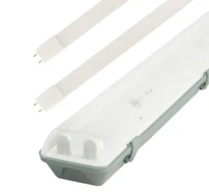 LED Solution Žiarivkové teleso 120cm IP65 + 2x LED trubice 18W Economy Farba svetla: Studená biela TL3902A-2X36/B1_216264