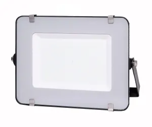 LED Solution Čierny LED reflektor 150W Premium Farba svetla: Denná biela 476