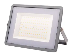 LED Solution Šedý LED reflektor 100W Premium Farba svetla: Teplá biela 472