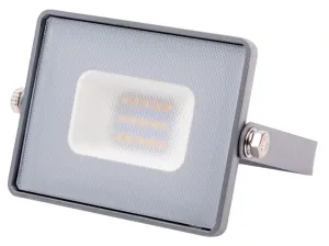LED Solution Šedý LED reflektor 10W Premium Farba svetla: Denná biela 431