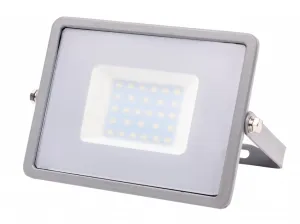 LED Solution Šedý LED reflektor 30W Premium Farba svetla: Studená biela 456