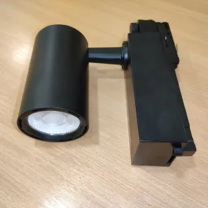 LED Solution Čierny lištový LED reflektor 25W 3F - POSLEDNÝ KUS VYP165
