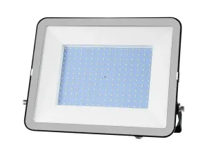 LED Solution Čierny LED reflektor 200W Premium Farba svetla: Denná biela 10027