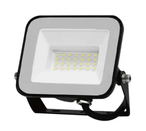LED Solution Čierny LED reflektor 20W Premium Farba svetla: Denná biela 10015
