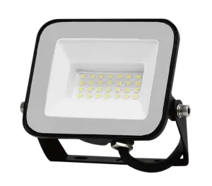 LED Solution Čierny LED reflektor 30W Premium Farba svetla: Studená biela 10022