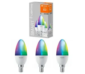 Ledvance SADA 3x LED RGBW Stmievateľná žiarovka SMART+ E14/5W/230V 2700K-6500K - Ledvance #3881887