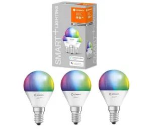 Ledvance SADA 3x LED RGBW Stmievateľná žiarovka SMART+ E14/5W/230V 2700K-6500K - Ledvance #3881888