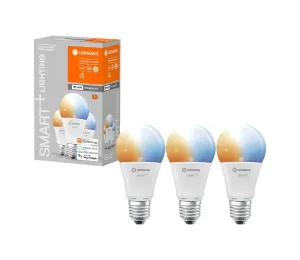 Ledvance SADA 3x LED Stmievateľná žiarovka SMART+ E27/9,5W/230V 2700K-6500K - Ledvance