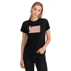 Lee T-shirt Crew Neck Tee Black - Women's #682476