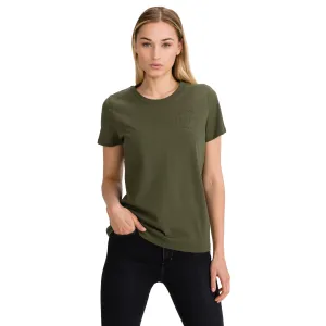 Lee T-shirt Seasonal Graphic Tee Olive Green - Women's #4313270