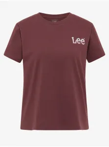 Women's Burgundy T-Shirt Lee - Women