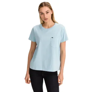 Lee T-shirt Garment Dyed Tee Sky Blue - Women's #722213