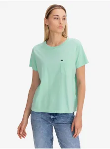 Svetlozelené dámske tričko s vrecúškom Lee #722210