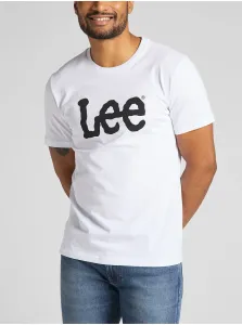 White Men's T-Shirt Lee Wobbly - Men's #680863