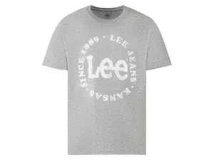 Lee Pánske bavlnené tričko (M, sivá)