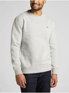 Light Grey Men's Basic Sweatshirt Lee Plain - Men