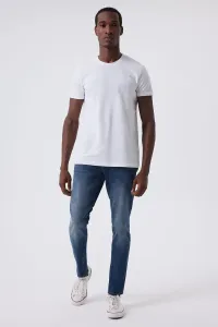 Lee Cooper Twingos 6 Men's Pique O Neck T-Shirt White #9165670