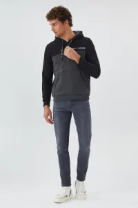 Lee Cooper Juno Men's Hooded Sweatshirt Black - Anthracite #9159752