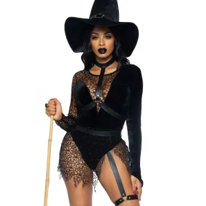 Kostým Leg Avenue Crafty Witch čierny M