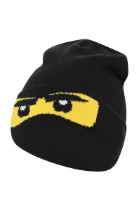 LEGO® kidswear LWANTHONY 710 HAT Detská zimná čiapka, čierna, veľkosť