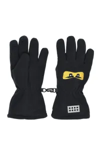 LEGO® kidswear LWASMUS 600 GLOVES Chlapčenské prstové rukavice, čierna, veľkosť #182472