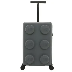 LEGO LUGGAGE - detský cestovný kufrík Signature 20 - Tmavo šedý