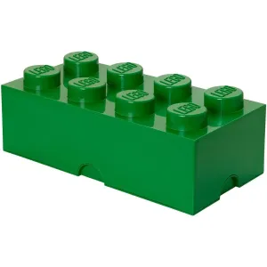 Box na desiatu 10 x 20 x 7,5 cm, viac variant - LEGO Farba: tmavě zelená