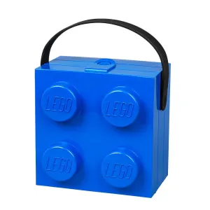 LEGO STORAGE - box na desiatu s rukoväťou 165x165x117 mm - modrý