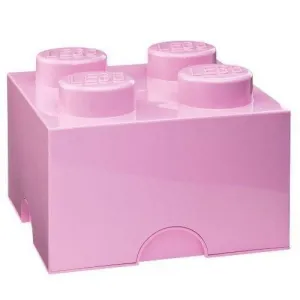 Úložný box 4, viac variant - LEGO Farba: světle růžová