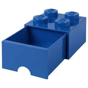 Úložný box 4 so zásuvkou, viac variant - LEGO Farba: modrá