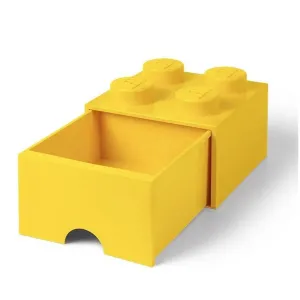 Úložný box 4 so zásuvkou, viac variant - LEGO Farba: žlutá