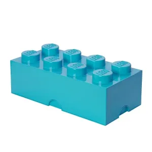 LEGO Úložný box 8 250 × 500 × 180 mm – azúrový