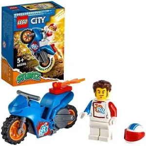LEGO® City 60298 Kaskadérska motorka s raketovým pohonom