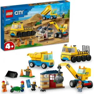 LEGO® City 60391 Stavebná dodávka a demolačný žeriav