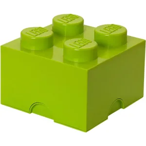 LEGO Úložný box 4 250 x 250 x 180 mm - limetkovo zelený