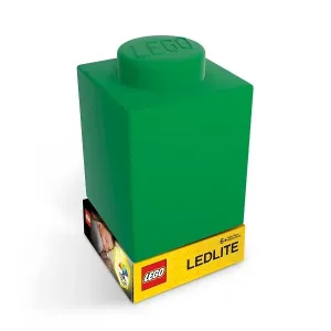 LEGO LED LITE - Classic Silikonová kocka nočné svetlo - zelená