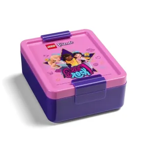 LEGO Storage BOX FRIENDS GIRLS ROCK Box na desiatu, fialová, veľkosť