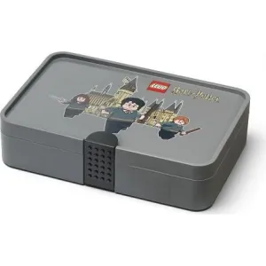 LEGO STORAGE - Harry Potter úložný box s priehradkami - šedá