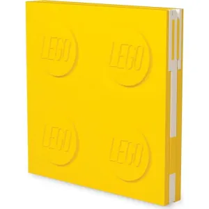 LEGO BAGS - Zápisník s gélovým perom ako klipom - žltý