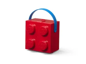 LEGO STORAGE - box na desiatu s rukoväťou 165x165x117 mm - červený