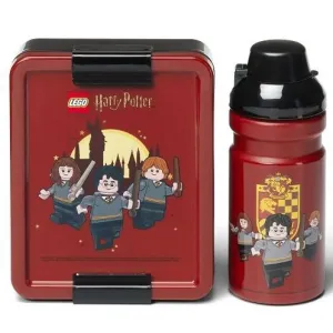 LEGO STORAGE - Harry Potter desiatový set (fľaša a box) - Nebelvír