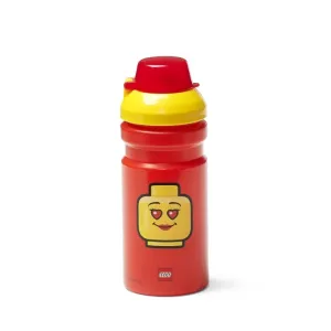 LEGO STORAGE - ICONIC Girl fľaša na pitie - žltá/červená