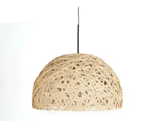 Závesná lampa Leitmotiv Nest dome large natural, 40cm
