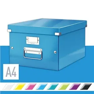 Leitz WOW Click & Store A4 28,1 x 20 x 37 cm, modrá