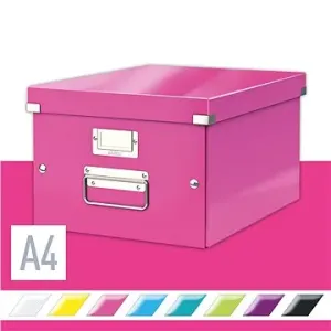 Leitz WOW Click & Store A4 28,1 x 20 x 37 cm, ružová