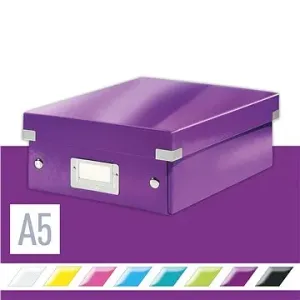 Leitz WOW Click & Store A5 22 x 10 x 28,2 cm, purpurová