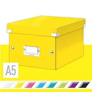 Leitz WOW Click & Store A5 22 x 16 x 28,2 cm, žltá