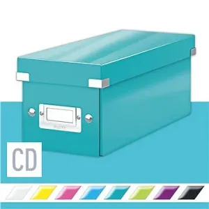 Leitz WOW Click & Store CD 14,3 x 13,6 x 35,2 cm, ľadovo modrá
