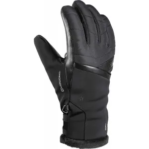 Leki Dámske zjazdové rukavice Dámske zjazdové rukavice, čierna, veľkosť 8